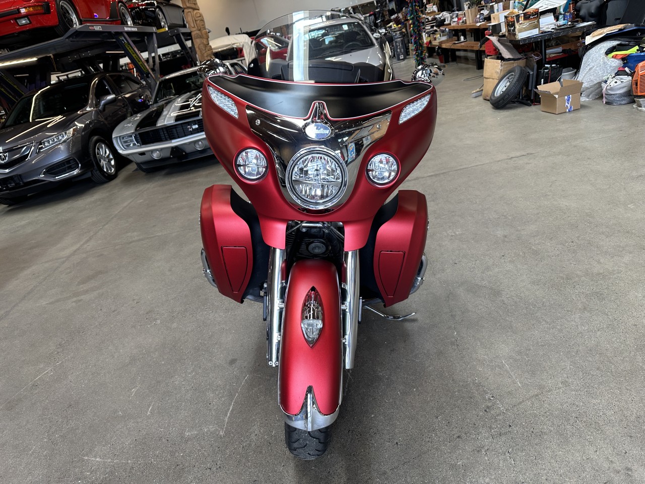 2019 Indian Roadmaster Icon Flat Red / Black